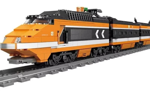 KAZI #KY98223 - Passenger Train Set - Building Block Set