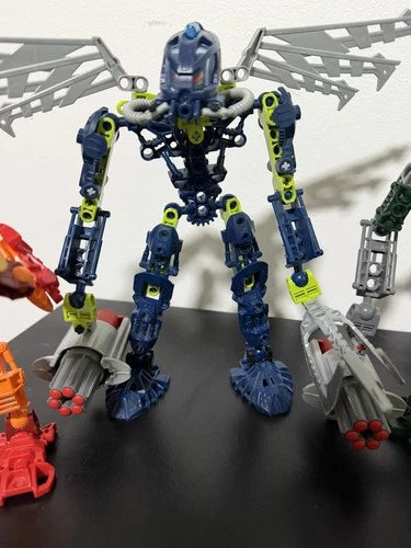 MEOW BIONICLE: 8911 8910 8914 7116 mahri Jaller Hahli Kongu And Stars Tahu LOT