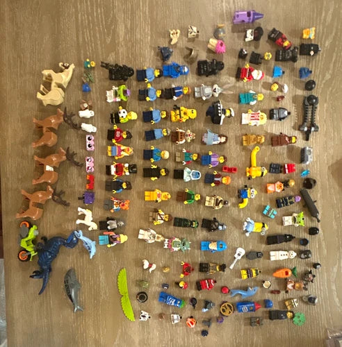 MEOW Plastic Minifigure Mixed Lot with Accessories and Animals