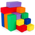 12-Piece Colorful Toddler Foam Building Blocks Set - Soft & Washable Play Fun
