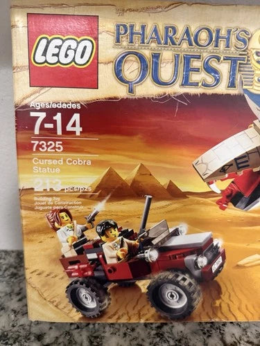 MEOW Pharaoh's Quest Cursed Cobra Statue 7325 Retired/Rare - NEW/ Box Damage