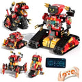 5 in 1 Stem Robot Building Kit for Kids - Remote & App Robot - 896 Pcs