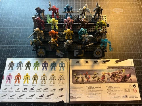 Mega Bloks/Construx Halo Spartan Tribute Pack 100% Complete w/ Manuals 97520