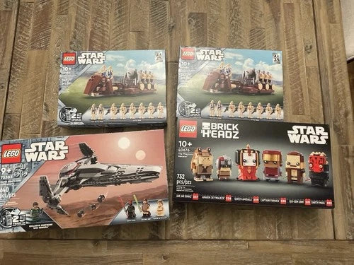 Lego Star Wars Sealed Phantom Menace Lot 40686 40676 75383