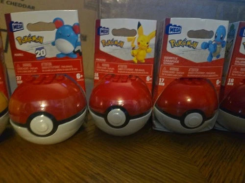 ☆NEW Lot Of 13 Pokemon Mega Blocks Ball _ All Different (NJ)
