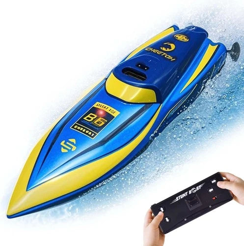 High Speed LED RC Boat 2.4GHz Remote Control Electric Boat Toys Racing Boats