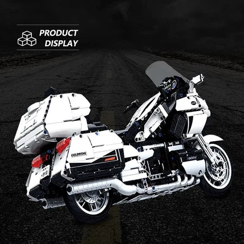 Motorcycle Model Building Blocks MOC Set 1562PCS