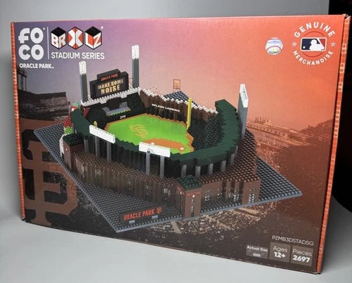 Genuine San Francisco Giants Oracle Park Stadium Building Block Set 2697 Pieces