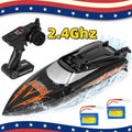 2.4Ghz High Speed Control RC Racing Boat for Adult & Kids w/ 2 1100mAh Batteries