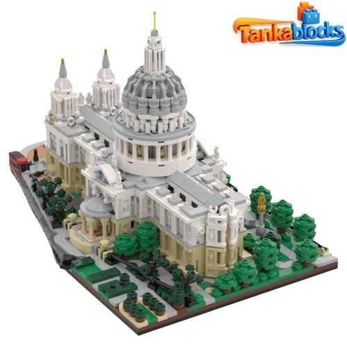 MOC-186434 St. Paul's Cathedral 1:800 scale building blocks Model gift