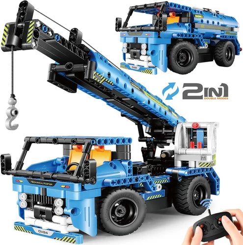 STEM RC Truck Building Toys, 2-In-1 Technic Vehicle Building Kits