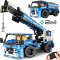 STEM RC Truck Building Toys, 2-In-1 Technic Vehicle Building Kits