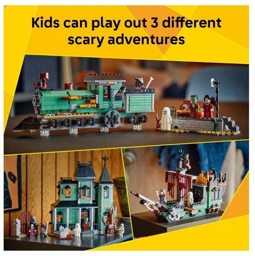 MEOW Creator 3 in 1 Haunted Mansion Building Toy for Kids - Halloween Building