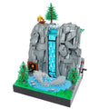 Mountain Waterfall Landscape Model 2424pcs Building Bricks Collection Toy