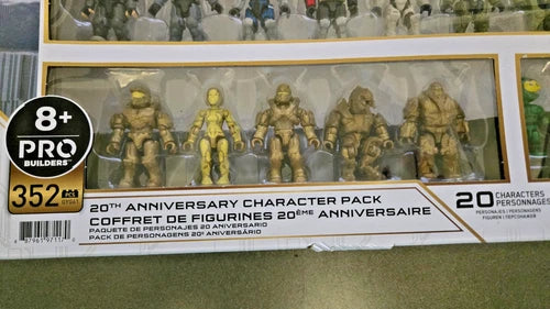 NEW Mega Construx Pro Builders Halo 20th Anniversary 20 Character Pack 352 Piece
