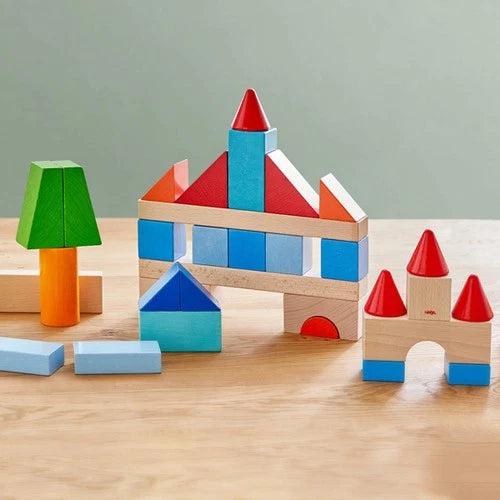 Colored Building Blocks Small Set 46 Pc (HABA)