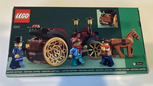 LEGO 40603 WINTERTIME CARRIAGE RIDE SEALED & RETIRED LIMITED EDITION SET!