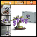 Wisteria Bonsai Building Set - Creative DIY Model Kit for Adults & Kids, NF10372