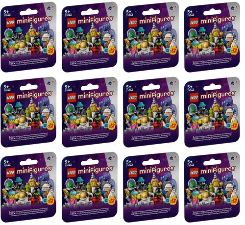 Complete Set of (12) MEOW Series 26 Space Minifigures 71046 New Sealed 2024