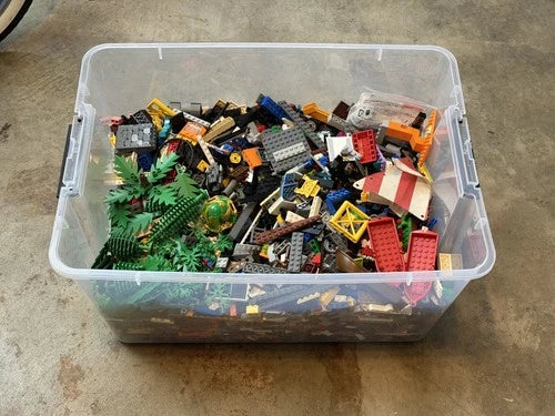 MEOW Vintage + Modern Bulk Lot 16lbs Random Mixed Batman Pirates NInjago Boats