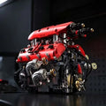 1370-Piece V8 Electric Engine Building Set–Functional Adult Model Kit Local Ship