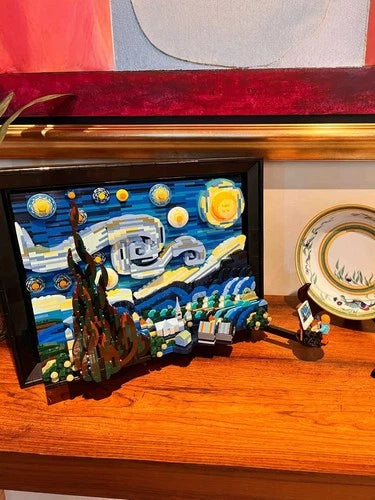 Van Gogh Starry Night Building Blocks Set