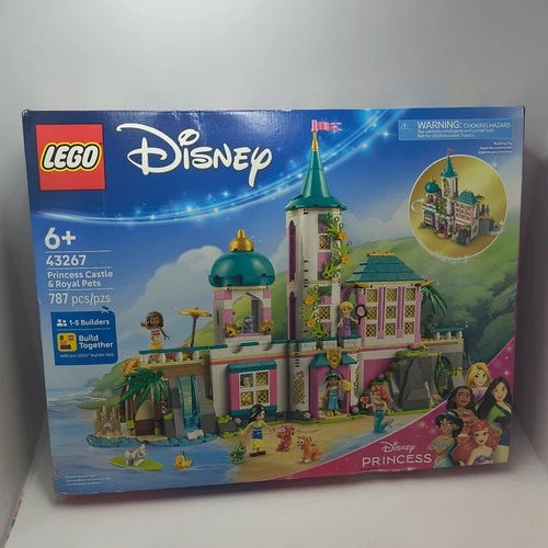 LEGO Disney Princess Castle & Royal Pets 43267 787 pcs 6+ Ariel Moana