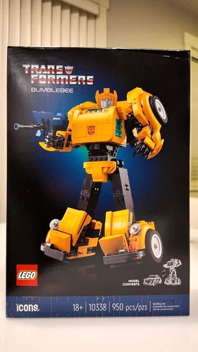 New in Box Lego Icons Transformers Bumblebee set 10338
