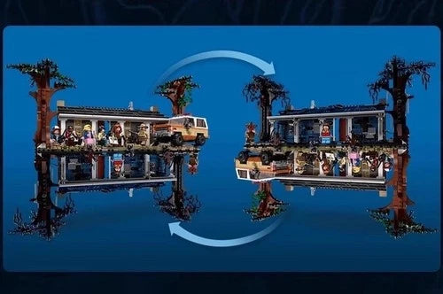 Stranger Things The Upside Down Building Blocks Set Model Toy Gift