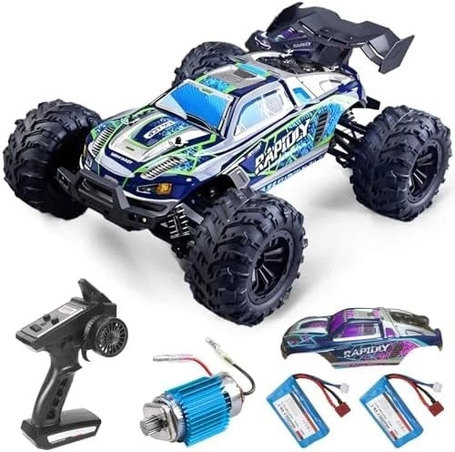 1/14 Brushless RC Cars for Adults Fast 50+ Mph, RC Trucks 4X4 Offroad Waterproof