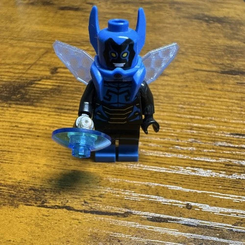 RARE Lego Blue beetle minifigure. Only released in one set. Lightly used
