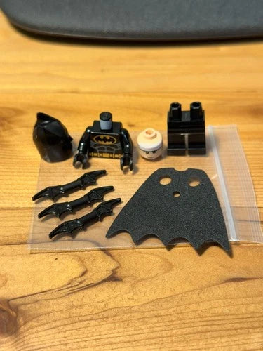 New Lego Batman Black Suit Black Mask bat002 7781 7783 7785 10/10 Condition