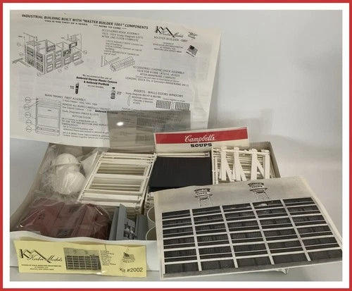 HO Korber Models Campbell Soup Building Kit #2002 1:87 Scale - NEW UNASSEMBLED