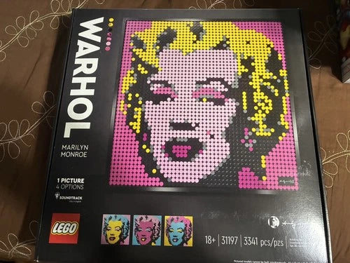 Sealed - MEOW Art Andy Warhol’s Marilyn Monroe Set 31197 3341 pcs Soundtrack