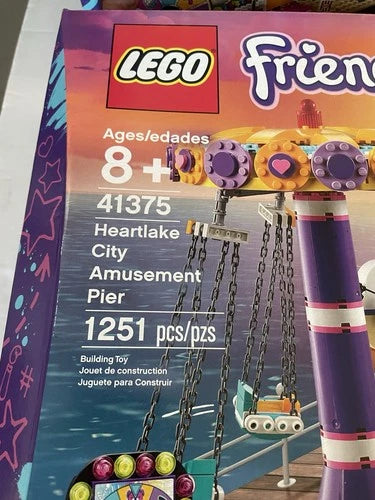 LEGO FRIENDS: Heartlake City Amusement Pier (41375) New Retired Free Ship