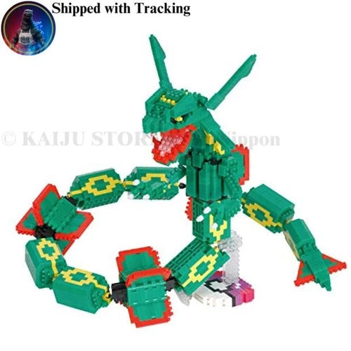 Rayquaza Building Blocks Nanoblock Pokemon Extreme DX Kawada NBPM-074