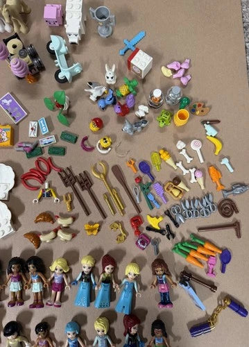 Huge Genuine LEGO Friends Mini Animal Accessory Lot 35+ Figures Horses Minecraft