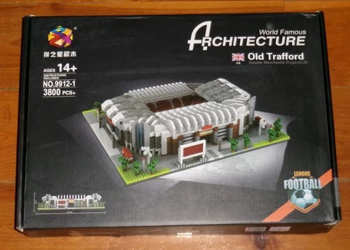 PZX World Architecture 9912-1 OLD TRAFFORD Nano Building Set 3800 Pieces NEW
