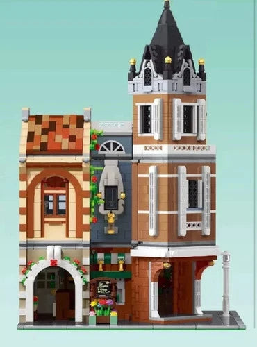 Corner Flower Shop and Café Building Blocks Set General Jim's Toys & Bricks