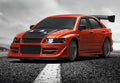 RC 1/76 Micro Car MITSUBISHI LANCER EVOLUTION w/ LED Lights -RED-