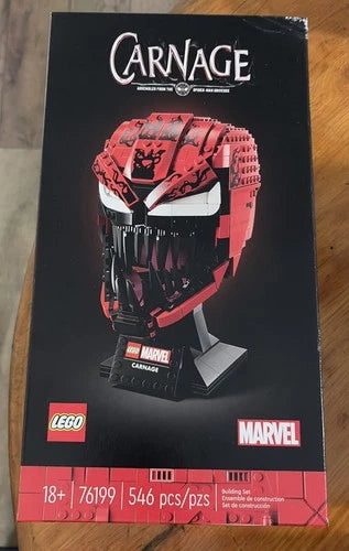 MEOW Marvel Helmet Collection Carnage Helmet Set 76199 546pcs 18+ Plastic