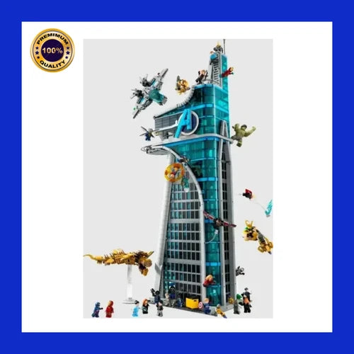 NEW 5201 PCS Avengers Tower Marvel 31figures Building Bricks Set MOC Display BOX