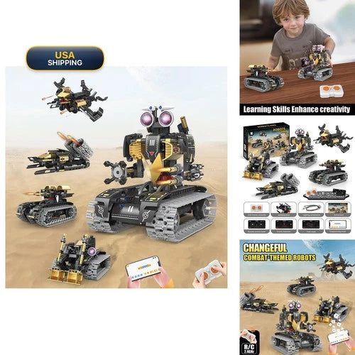 LNANZTCX STEM Robotics Kit For Kids 8-14, 5-in-1 RC Building Set K96185