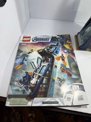 LEGO Marvel Avengers Tower Battle 76166 Built Display Build Only No Minifigures