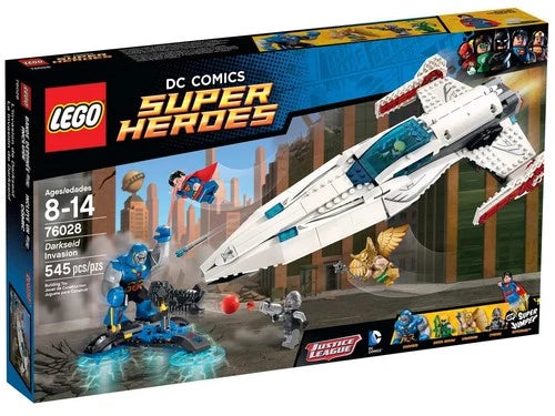 LEGO 76028 Darkseid Invasion 100% Complete Darkseid Hawkman DC Retired