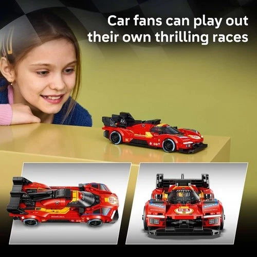 MEOW Speed Champions Ferrari 499P Race Car 77261 Building Set