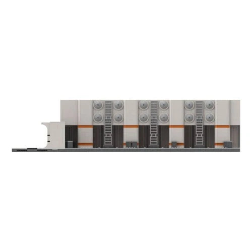 MOC-119261 Sci-Fi Battlefield Barracks Military Building Set 1684 Pcs