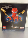 LEGO Marvel Iron Spider-Man Bust Collectible - Building Kit for Adults, Ages 18+