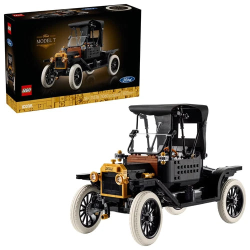 LEGO Icons Ford Model T Building Set for Adults - Collectible Kit with Detailed