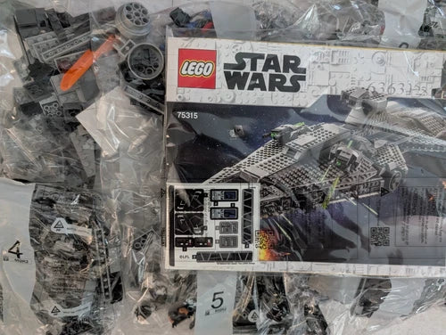 LEGO 75315 Star Wars Imperial Light Cruiser Mandalorian Complete No Box See Pics
